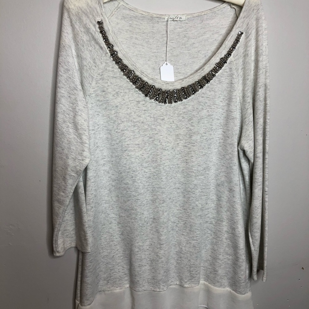 Ava James tunic style beaded top